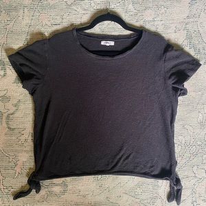 Madewell Size Large Short Sleeve Shirt with Side Ties